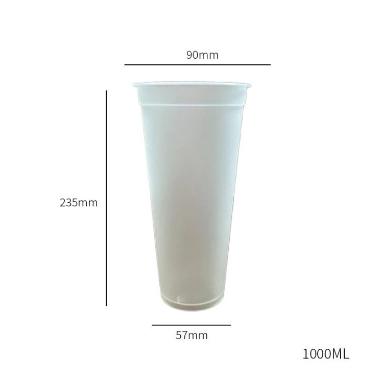 1000 ml bedruckter PP-Becher